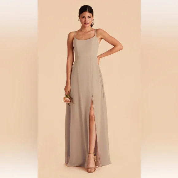 princess polly baby blue dress Jenny Yoo Bridesmaid Dress, Kiara, Whipped Apricot, NWT main image 0